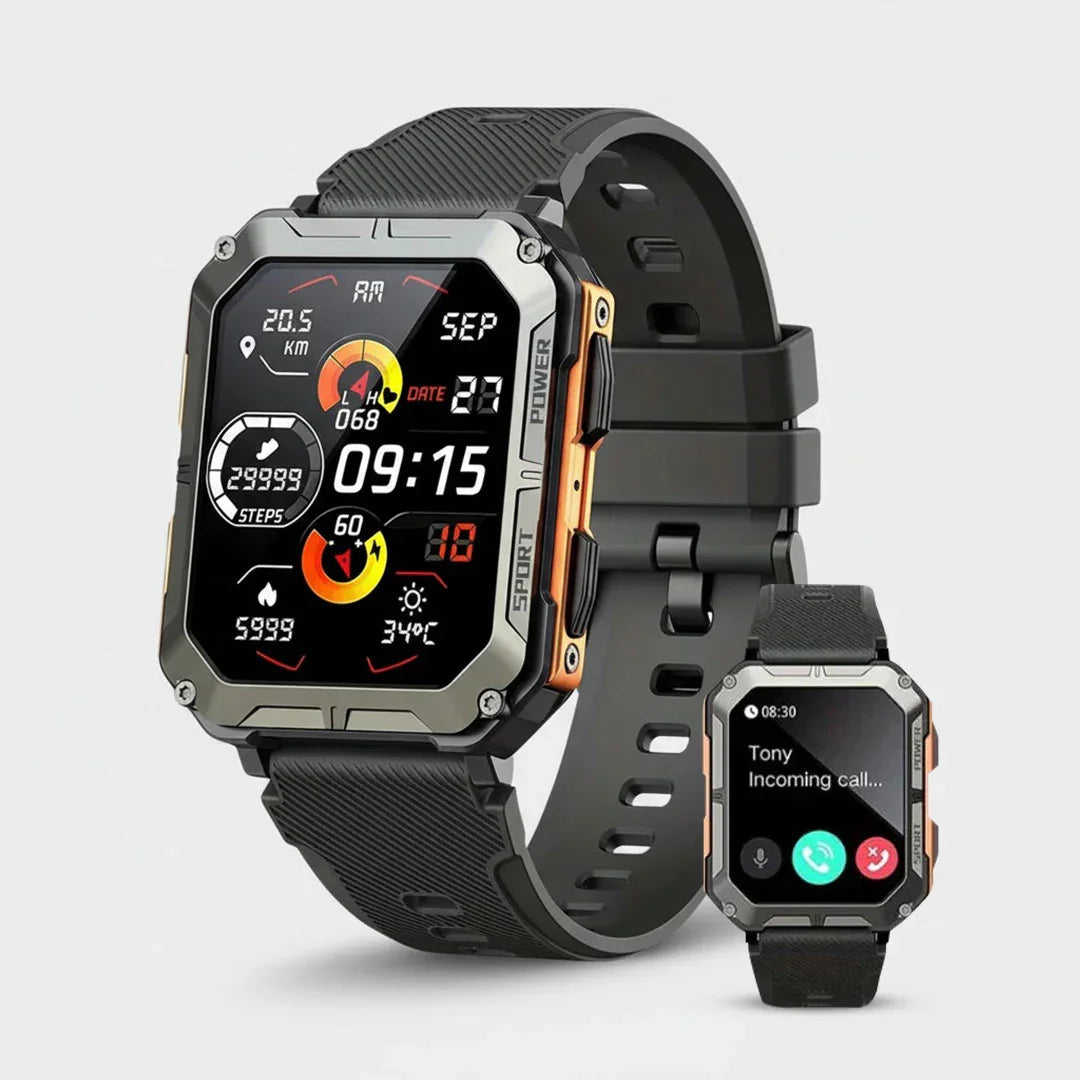 Smartwatch - Robustes Design - Gesundheitsüberwachung