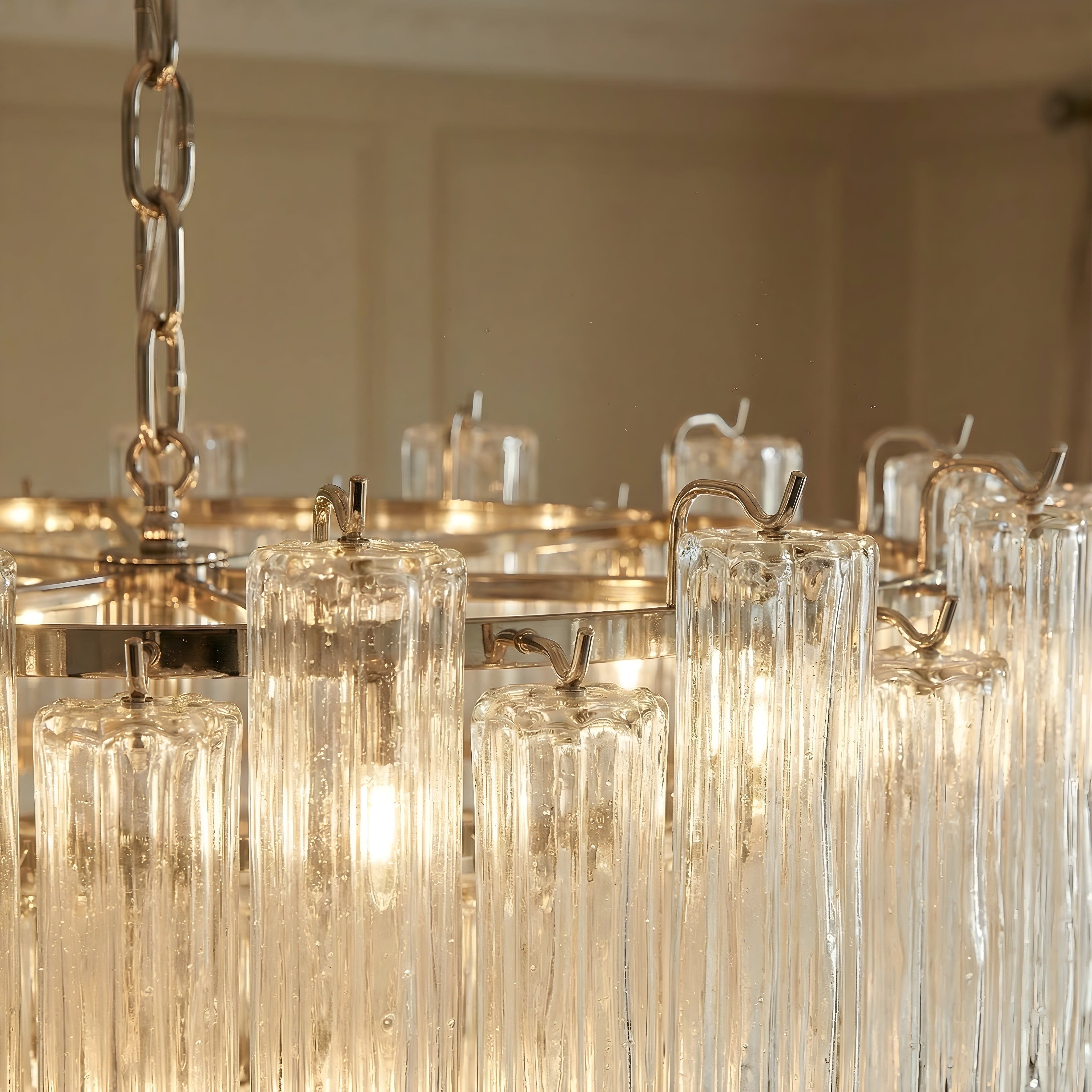 Französischer Glas-Chandelier