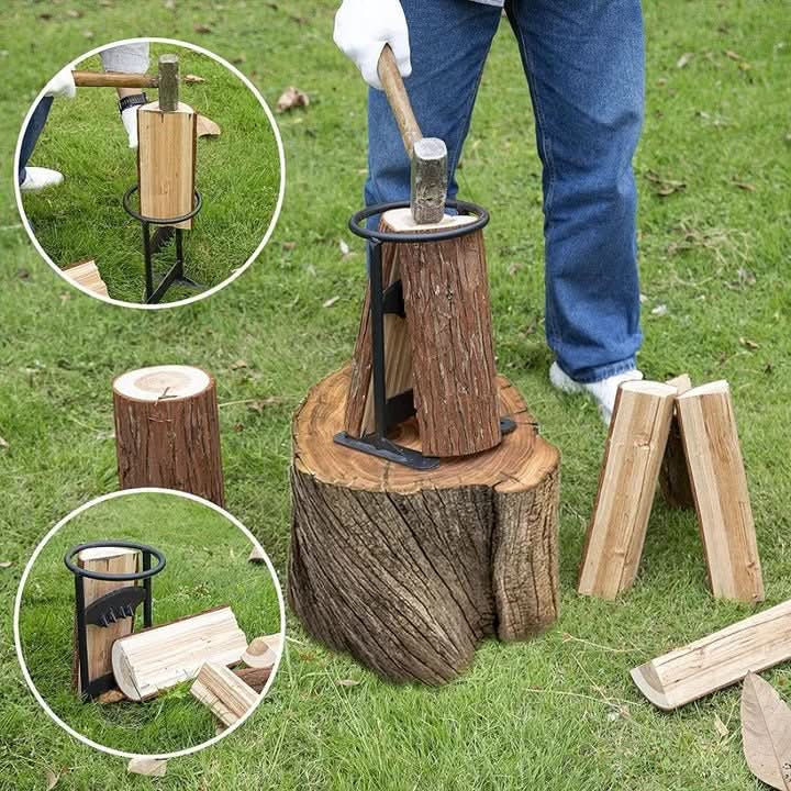 WOODCRACK – Sicherer & müheloser Holzspalter für Kamin und im Freien