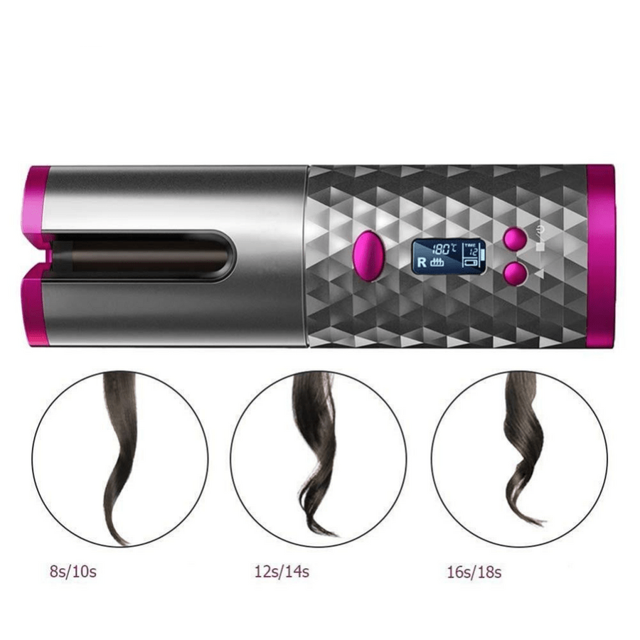 Kabelloser Lockenstyler – Kabelloses Lockeneisen für unterwegs & sanftes Styling