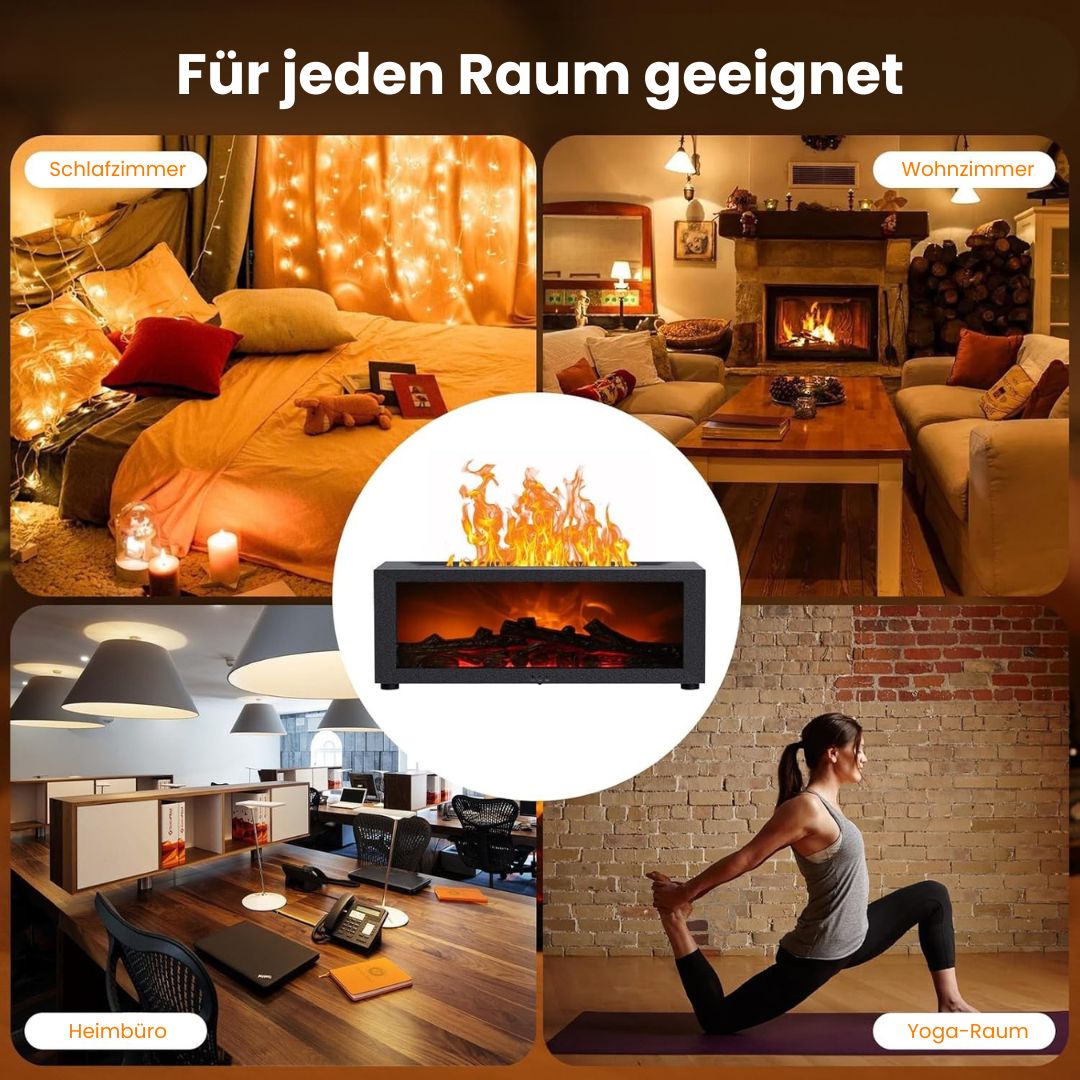 Aroma Diffuser | Elektrische Aroma Lampe mit Flammeneffekt | AromaFlame