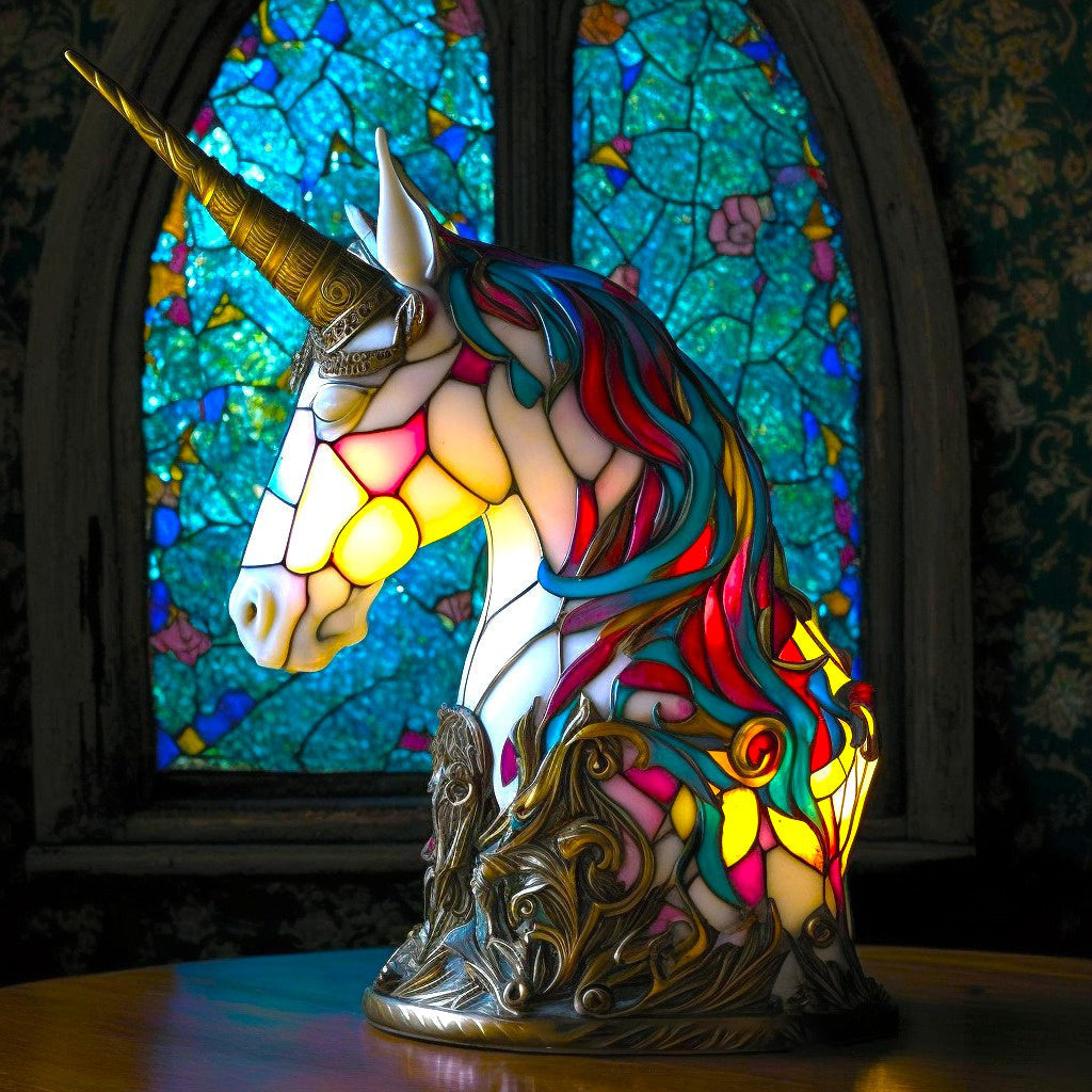 Tischlampe Glas Kunst Tier Design