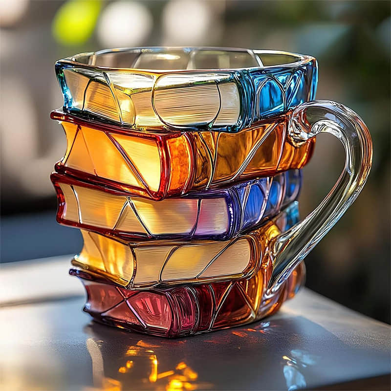 Handgefertigte 3D Lesevergnügen Tasse - das Original