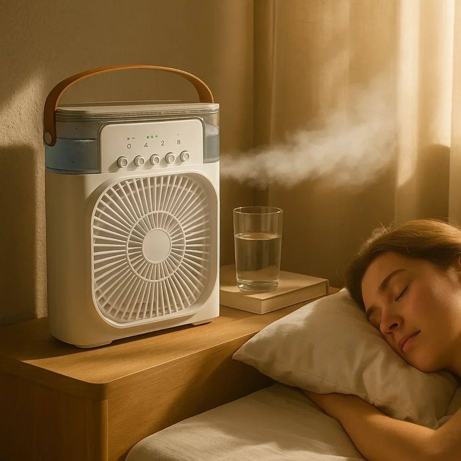 3-in-1 Luftkühler - Luftbefeuchter - Verstellbarer Ventilator