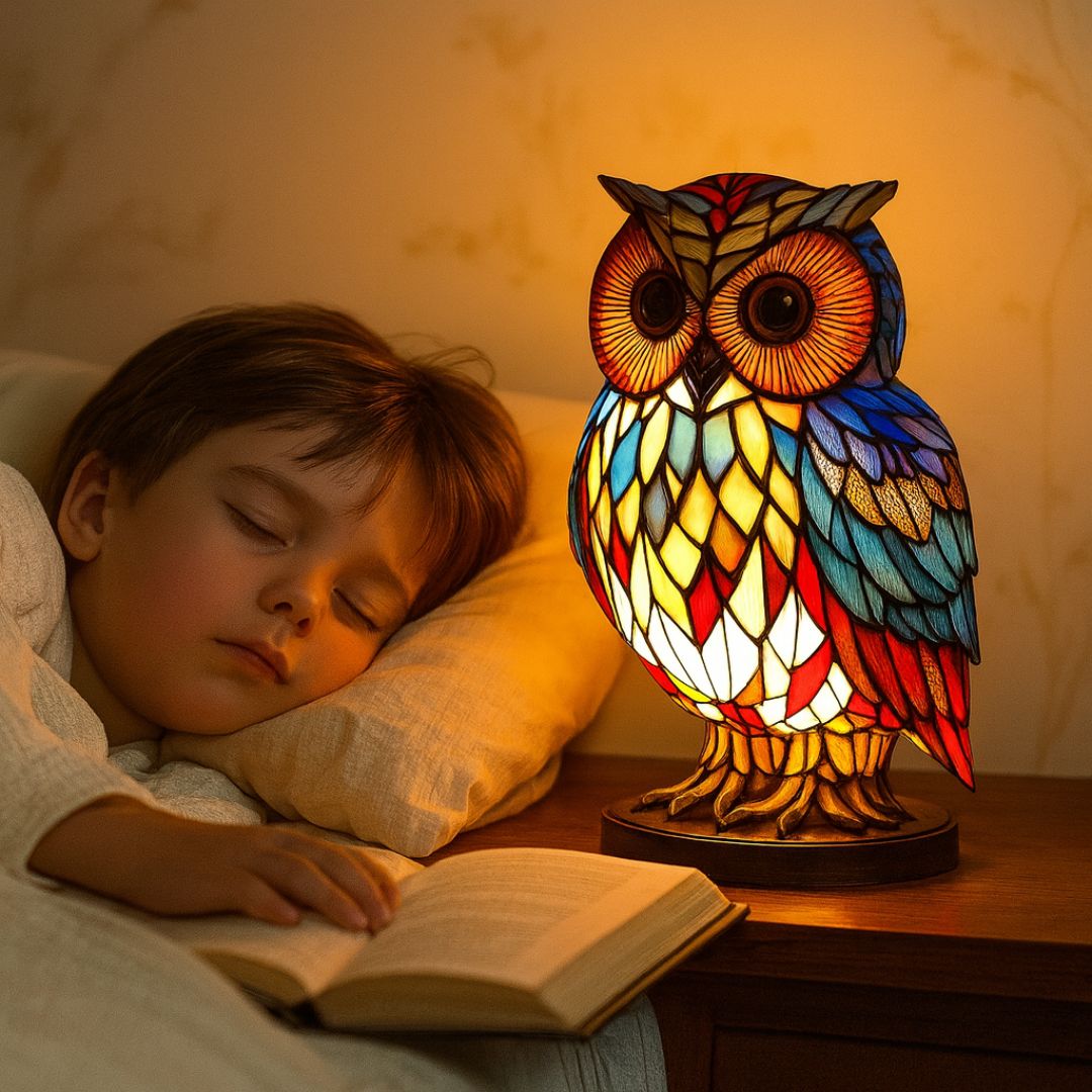 GlowOwl - handgefertigte Lampe, die Herzen zum Leuchten bringt