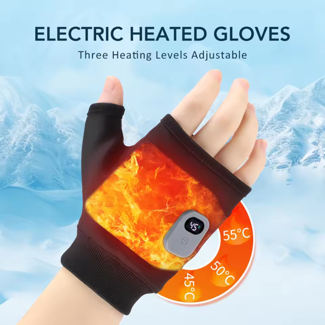 Elektrisch beheizte Handschuhe für Unisex | Touchscreen