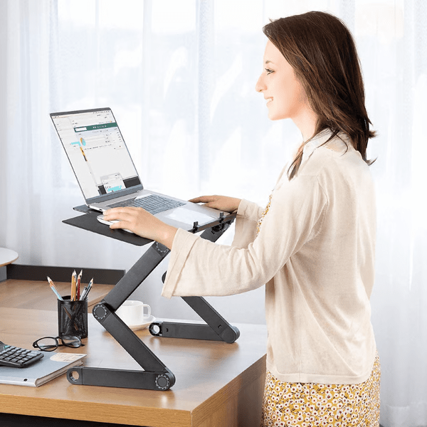 FLEXSTAND 360 – Laptop-Ständer – Ergonomisch & Höhenverstellbar für eine Gesunde Haltung beim Arbeiten
