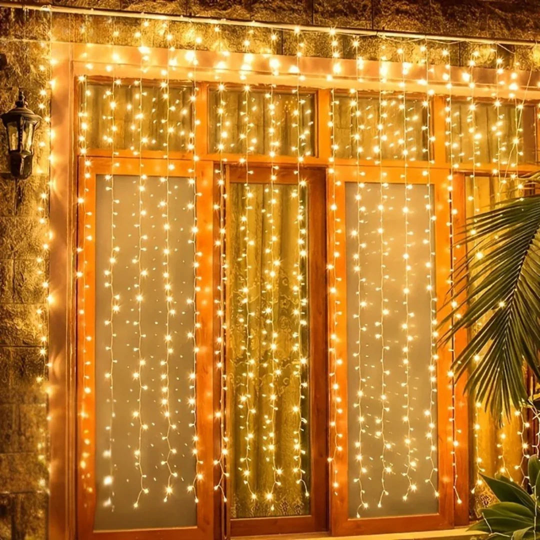 Feenlichtvorhang - USB LED - Fernbedienung