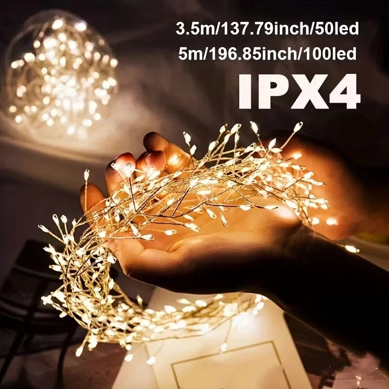 Innere Weihnachts-LED-Lichter - USB-betrieben - Fernbedienung
