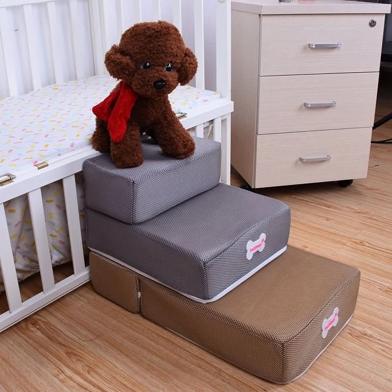 DOGSTEP PRO – Luxuriöse Hundetreppe für gelenkschonenden Zugang zu Sofa & Bett