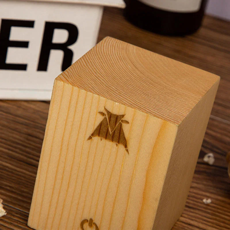 Tischlampe - Touch-Steuerung - Holzfinish