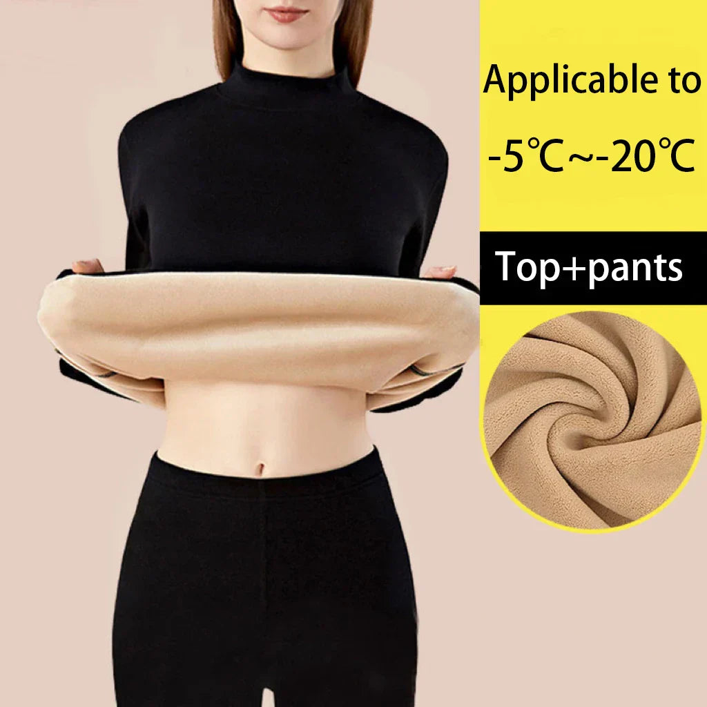 HeatLoom – Damen Thermounterwäsche Set Nahtlos & Extra Dick für den Winter