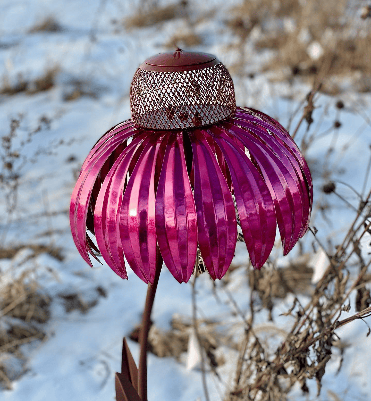 1+1 GRATIS | FloraBird - Kegel-Blumen-Vogelfutterhaus