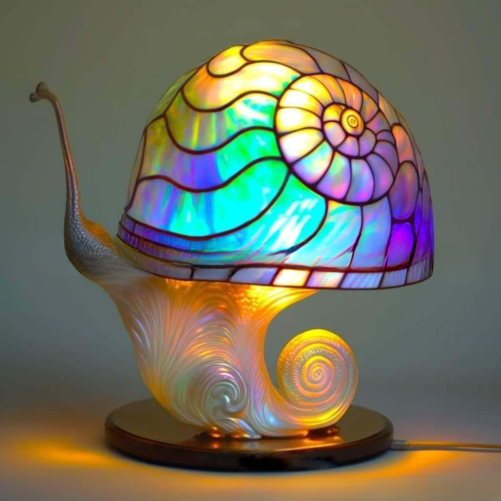 Tischlampe Glas Kunst Tier Design