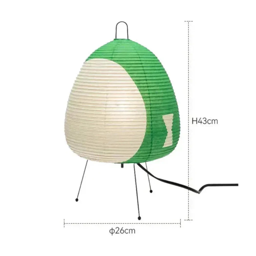 Tischlampe Reispapier Retro Japanisch Design