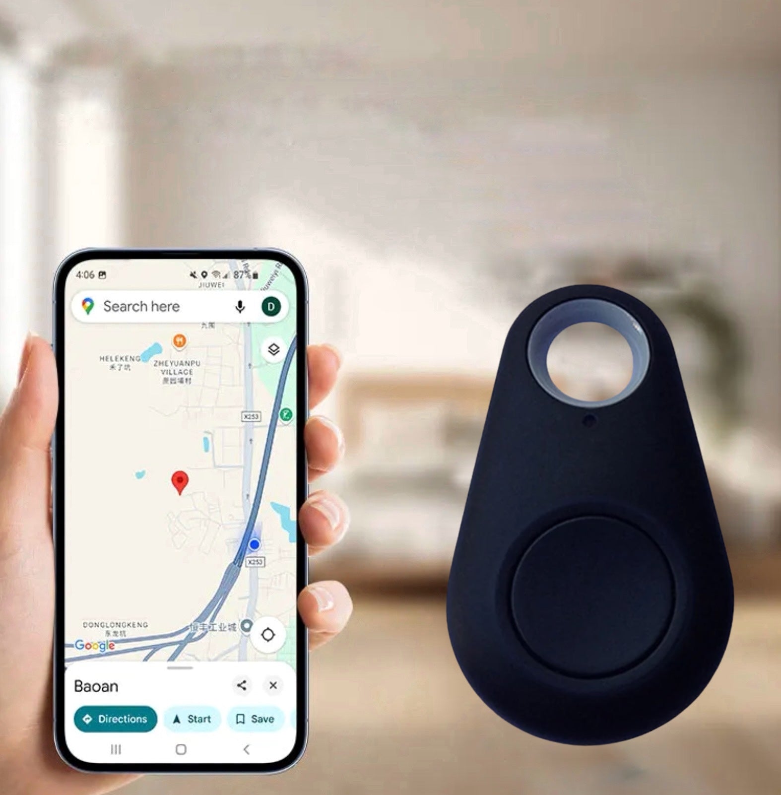 Mini GPS-Tracking-Gerät für Kinder mit Echtzeit-Ortung & SOS-Funktion