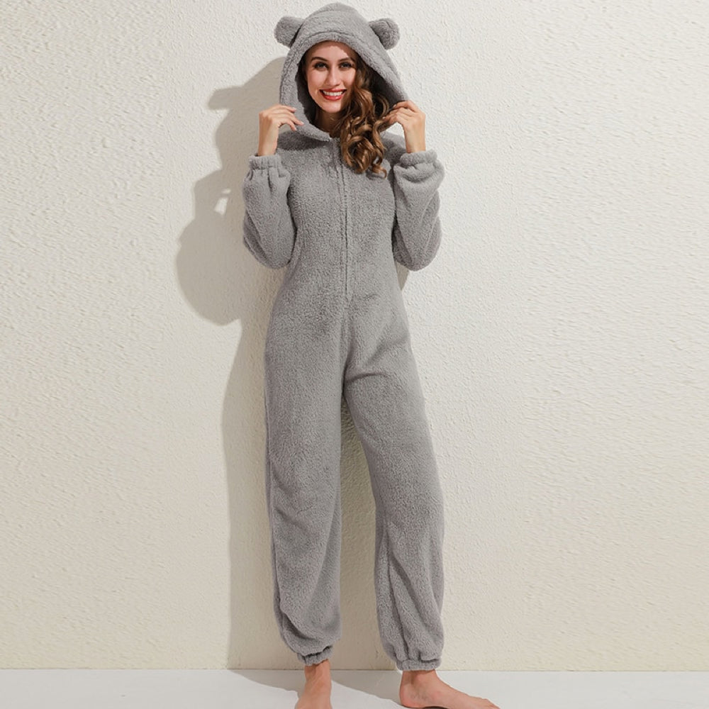 Onesie Jumpsuit für Frauen | Fleece Overalls | Schmusi