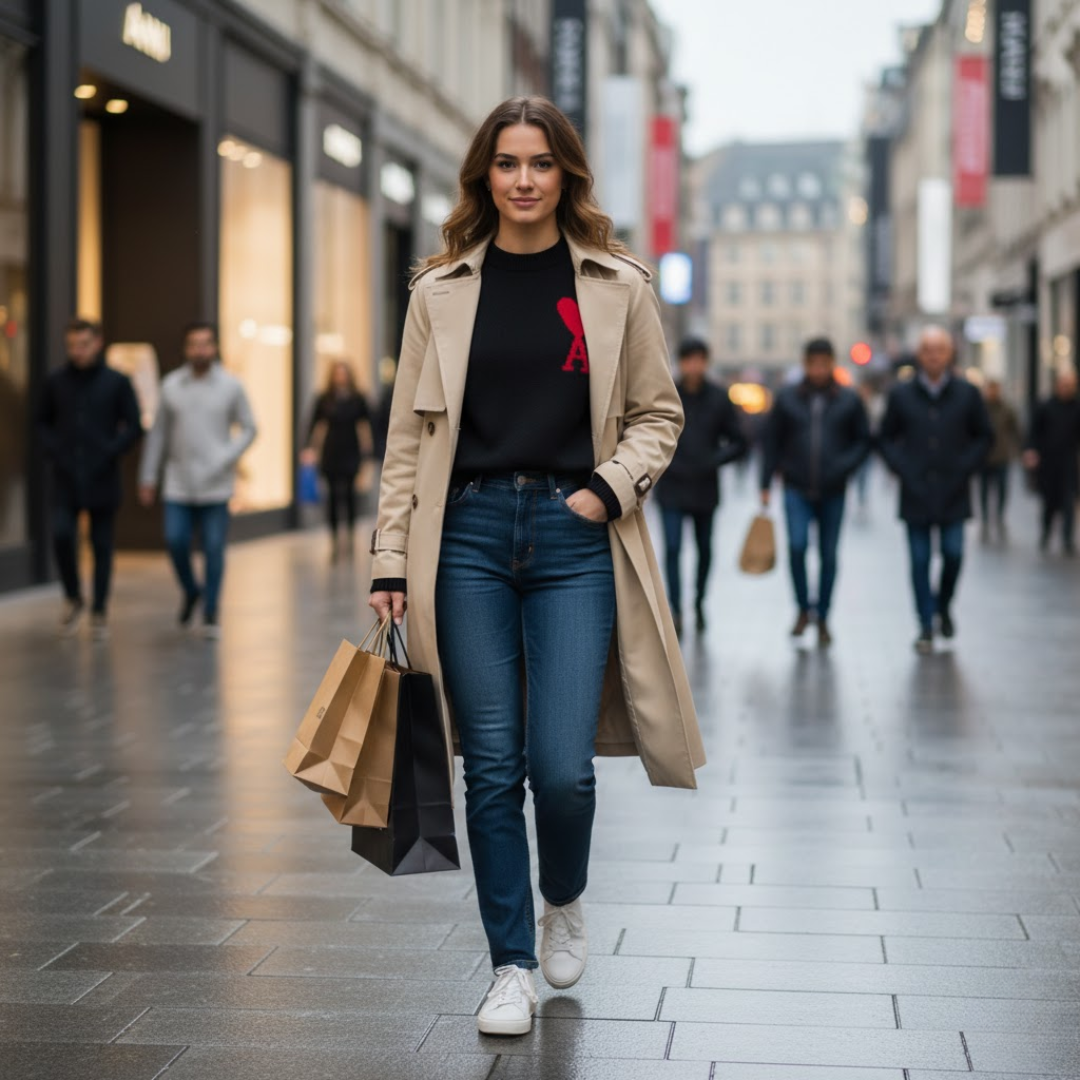 Damen-Pullover mit Herzmotiv – Stil & Komfort