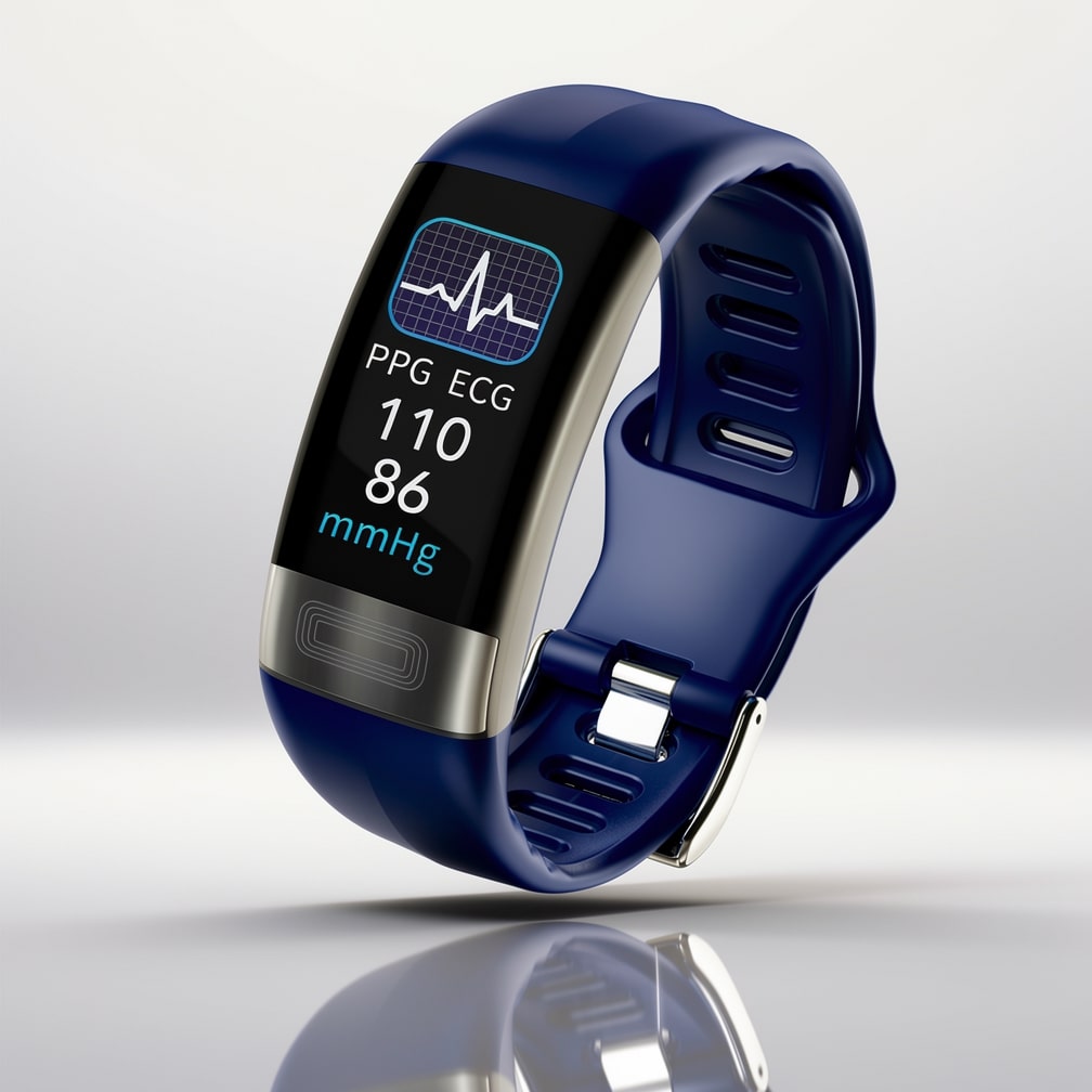 Smartwatch mit EKG, Herzfrequenz, Blutdruck & Schlaftracking für Männer und Frauen | Fitness Tracker | Vitaro