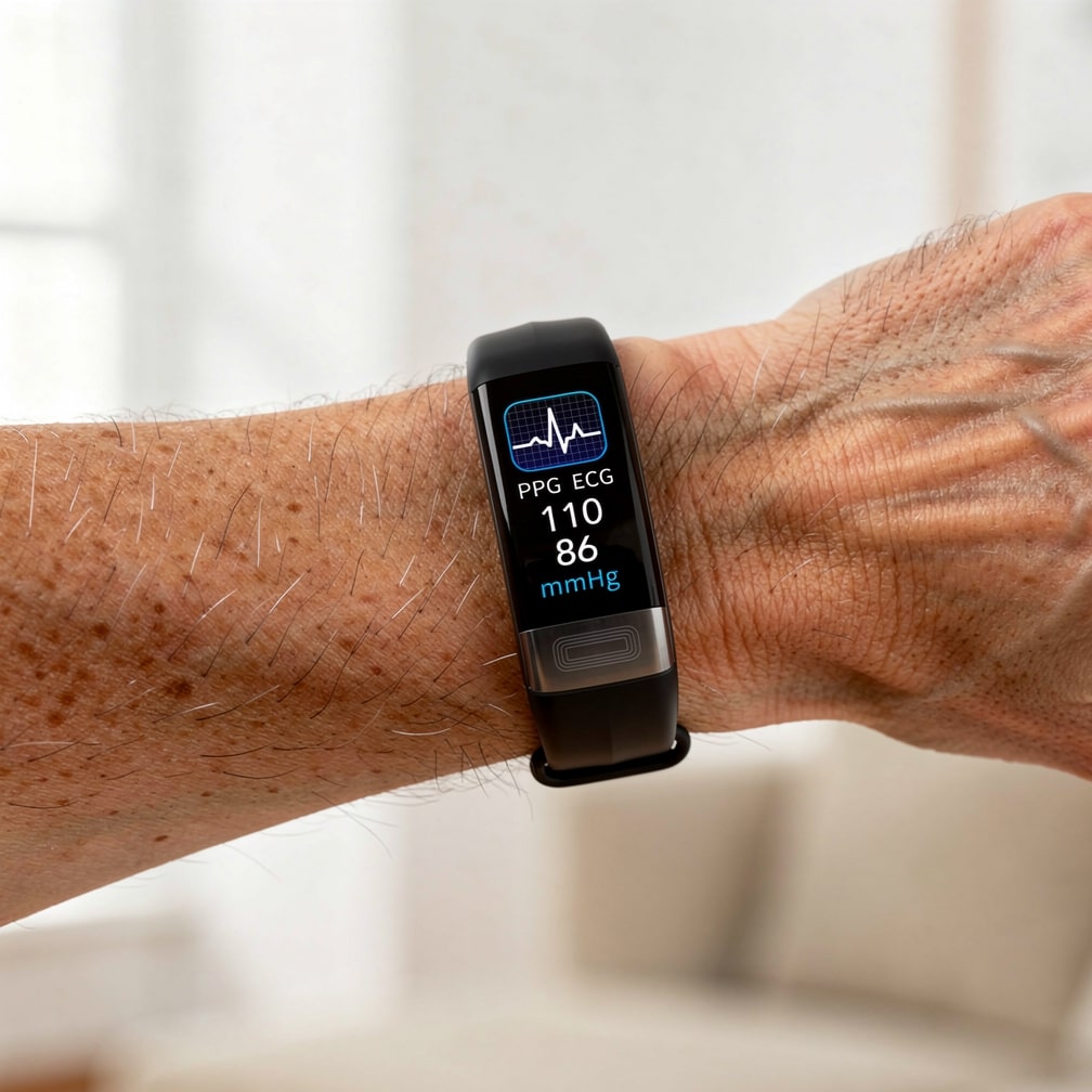 Smartwatch mit EKG, Herzfrequenz, Blutdruck & Schlaftracking für Männer und Frauen | Fitness Tracker | Vitaro